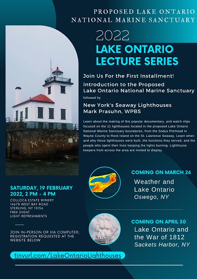 February 19 New York's Seaway Lighthouses WEB